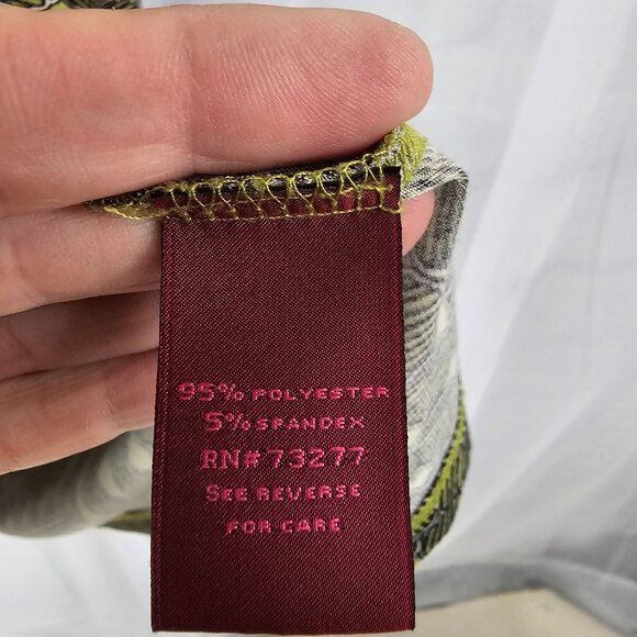 212 Collection Y2K Babydoll Tank Green Abstract Polka Dot Goth Whimsigoth L - Picture 8 of 10